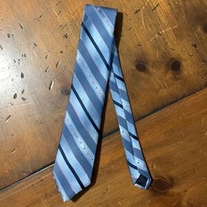 Sears Men’s Store vintage blue with pink necktie